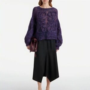 Loewe Loewe PURPLE Loose-fitting sweater